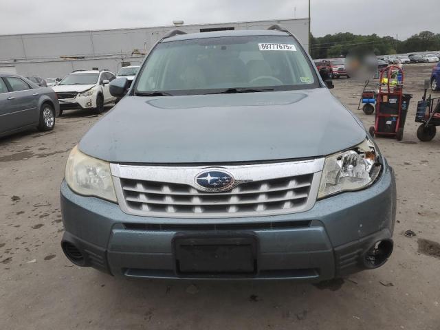 JF2SHADC9BH751325 - 2011 SUBARU FORESTER 2.5X PREMIUM BLUE photo 5