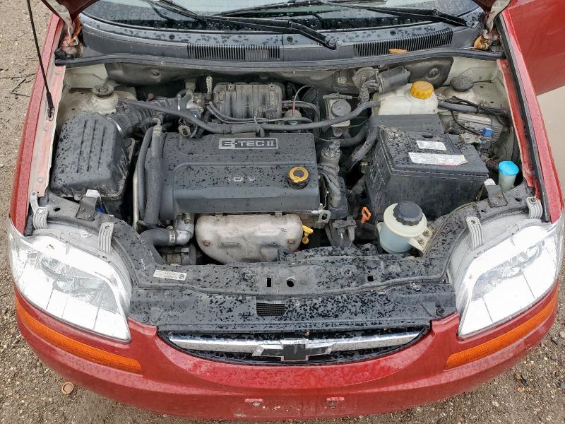 KL1TD66608B002970 - 2008 CHEVROLET AVEO BASE BURGUNDY photo 11