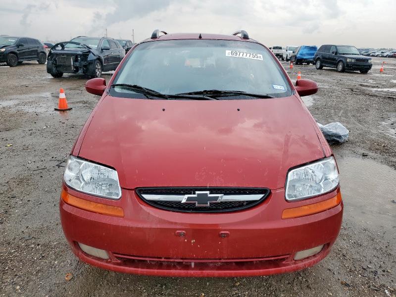 KL1TD66608B002970 - 2008 CHEVROLET AVEO BASE BURGUNDY photo 5