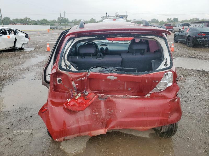 KL1TD66608B002970 - 2008 CHEVROLET AVEO BASE BURGUNDY photo 6