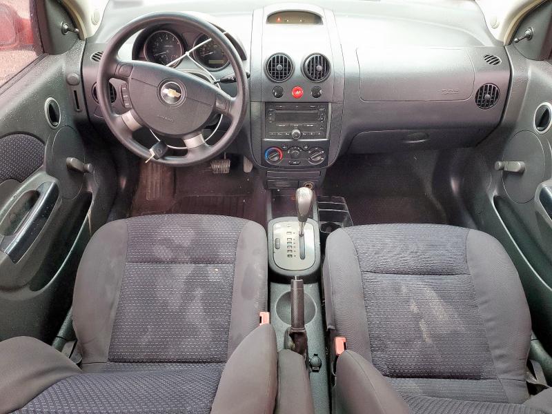 KL1TD66608B002970 - 2008 CHEVROLET AVEO BASE BURGUNDY photo 8