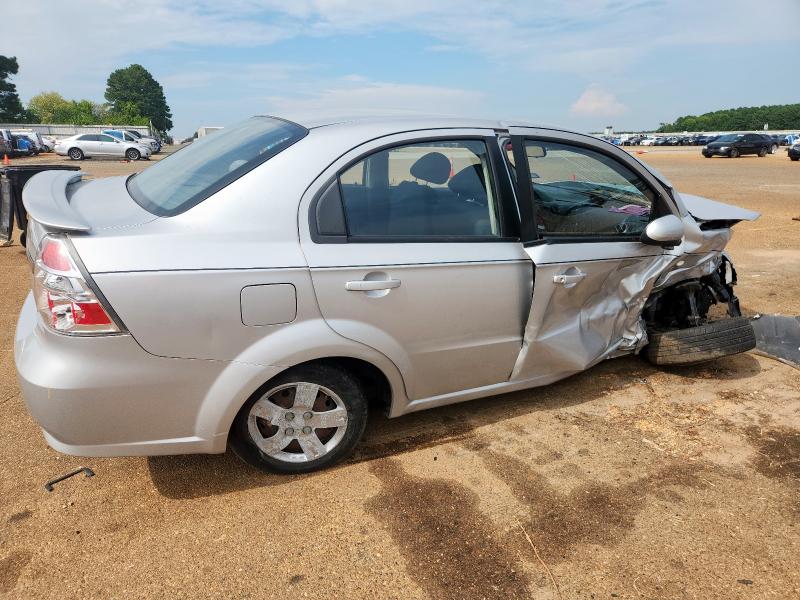 KL1TD56678B049827 - 2008 CHEVROLET AVEO BASE SILVER photo 3