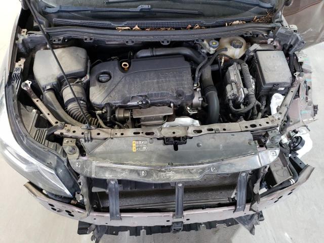 3G1BE6SMXKS601742 - 2019 CHEVROLET CRUZE LT ყავისფერი ფოტო 12