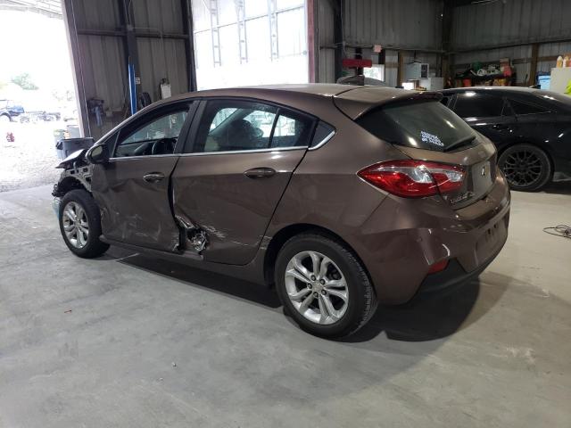 3G1BE6SMXKS601742 - 2019 CHEVROLET CRUZE LT ყავისფერი ფოტო 2