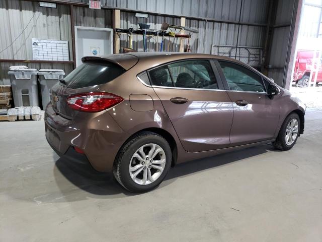 3G1BE6SMXKS601742 - 2019 CHEVROLET CRUZE LT ყავისფერი ფოტო 3