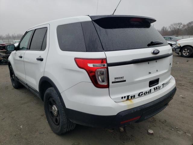 1FM5K8AR8EGB74615 - 2014 FORD EXPLORER POLICE INTERCEPTOR WHITE photo 2