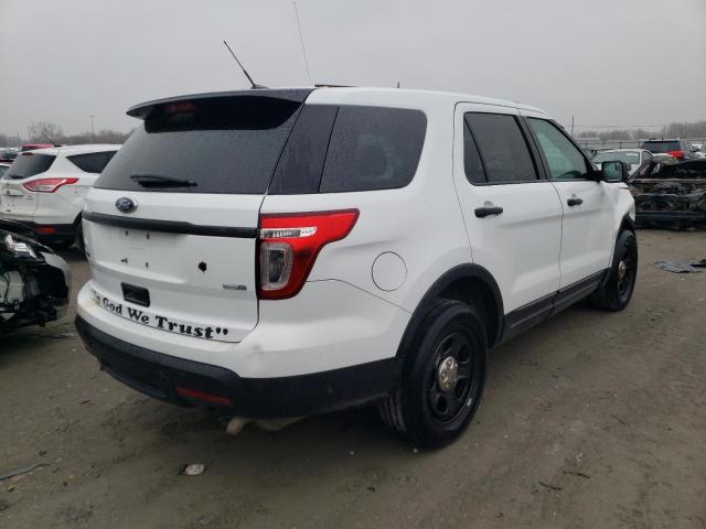 1FM5K8AR8EGB74615 - 2014 FORD EXPLORER POLICE INTERCEPTOR WHITE photo 3