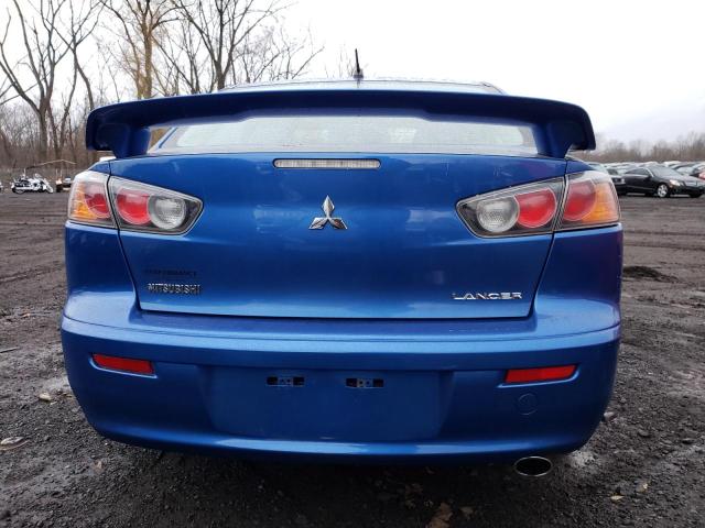 JA32U8FWXAU025634 - 2010 MITSUBISHI LANCER GTS BLUE photo 6