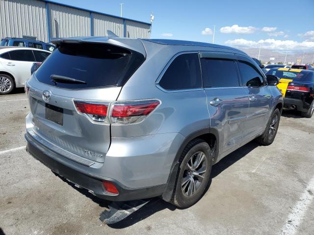 5TDJKRFH7GS323436 - 2016 TOYOTA HIGHLANDER XLE SILVER photo 3