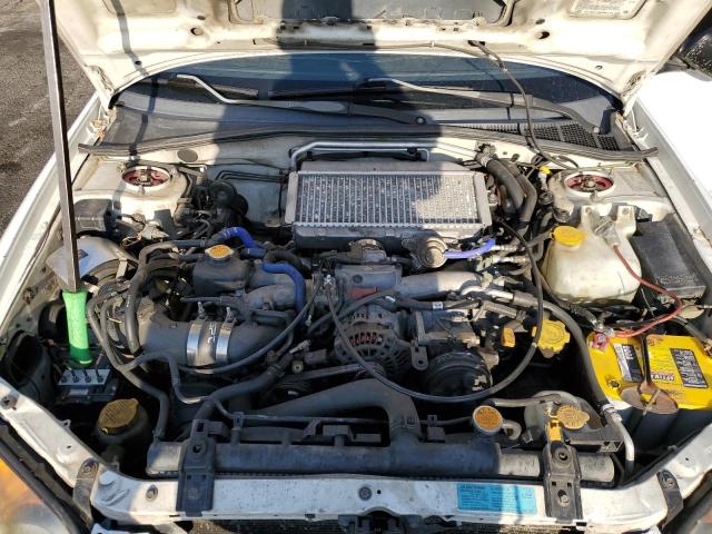 JF1GG29675G807097 - 2005 SUBARU IMPREZA WRX WHITE photo 11