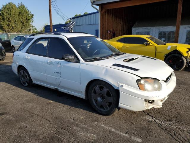 JF1GG29675G807097 - 2005 SUBARU IMPREZA WRX WHITE photo 4