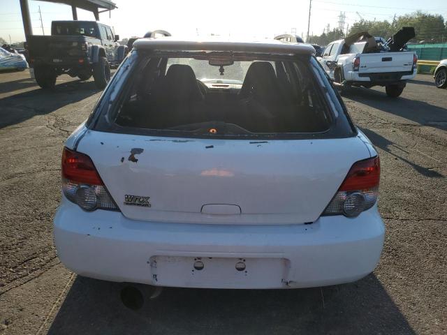 JF1GG29675G807097 - 2005 SUBARU IMPREZA WRX WHITE photo 6