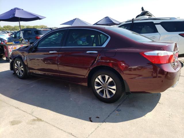 1HGCR2F30EA197111 - 2014 HONDA ACCORD LX BURGUNDY photo 2