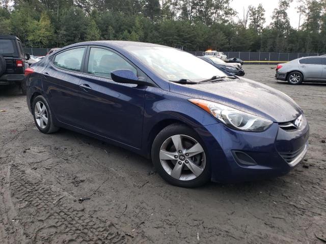 5NPDH4AEXDH294561 - 2013 HYUNDAI ELANTRA GLS BLUE photo 4