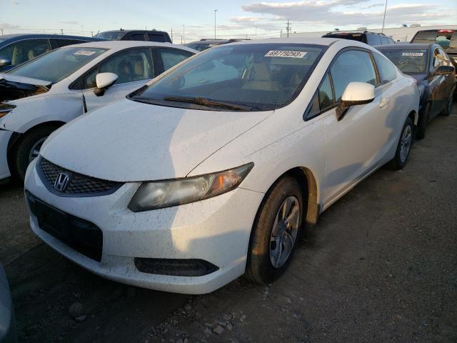 2HGFG3B53DH502178 - 2013 HONDA CIVIC LX WHITE photo 1