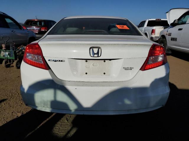 2HGFG3B53DH502178 - 2013 HONDA CIVIC LX WHITE photo 6