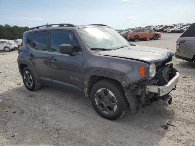 ZACCJAAB6HPF87097 - 2017 JEEP RENEGADE SPORT GRAY photo 4