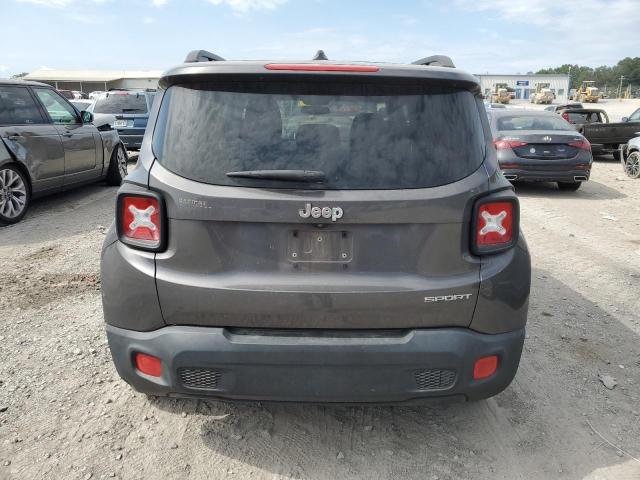 ZACCJAAB6HPF87097 - 2017 JEEP RENEGADE SPORT GRAY photo 6