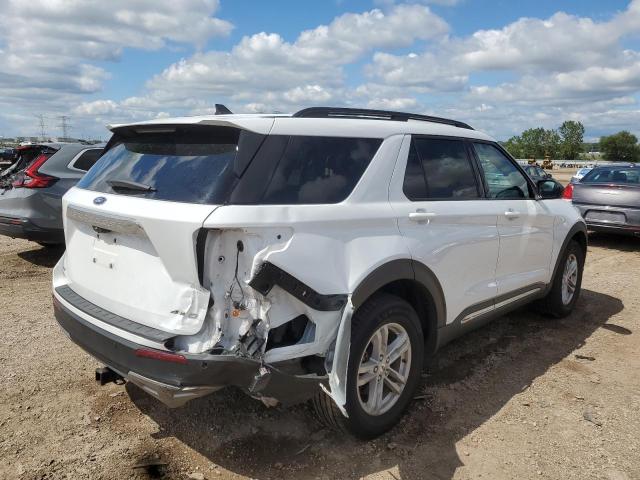 1FMSK8DH3MGA94000 - 2021 FORD EXPLORER XLT Beyaz fotoğraf 3