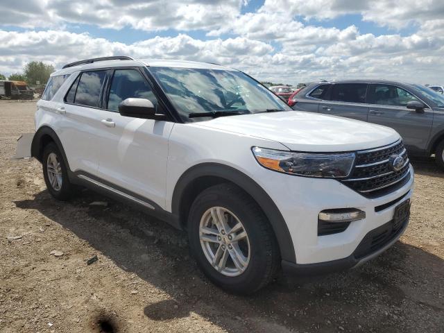1FMSK8DH3MGA94000 - 2021 FORD EXPLORER XLT Beyaz fotoğraf 4