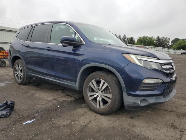 5FNYF6H86HB018708 - 2017 HONDA PILOT EXL BLUE photo 4