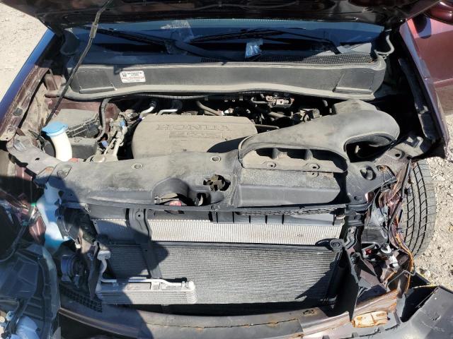 5FNYF4H53CB071160 - 2012 HONDA PILOT EXL BURGUNDY photo 12