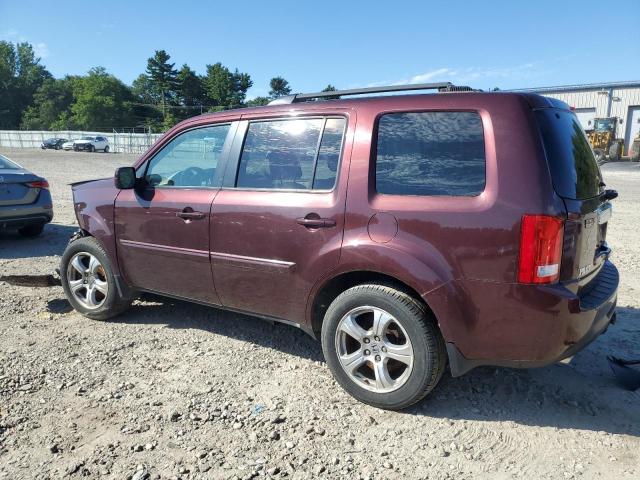 5FNYF4H53CB071160 - 2012 HONDA PILOT EXL BURGUNDY photo 2
