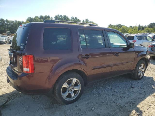 5FNYF4H53CB071160 - 2012 HONDA PILOT EXL BURGUNDY photo 3