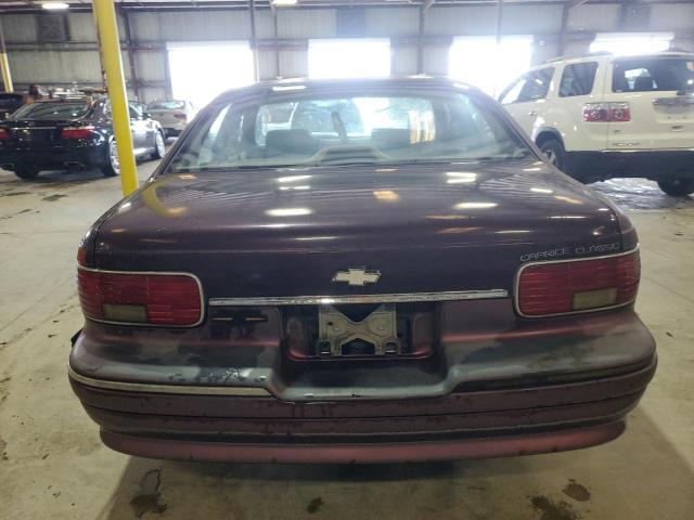 1G1BL52W9SR112673 - 1995 CHEVROLET CAPRICE CLASSIC RED photo 6