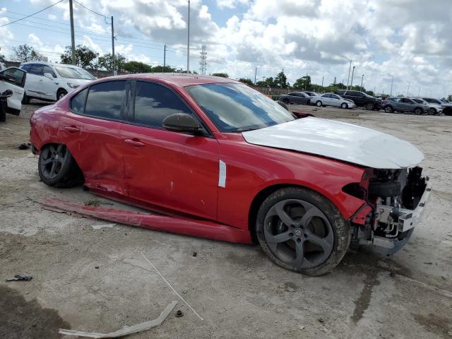 ZARFAEDN7J7589282 - 2018 ALFA ROMEO GIULIA Q4 წითელი ფოტო 4