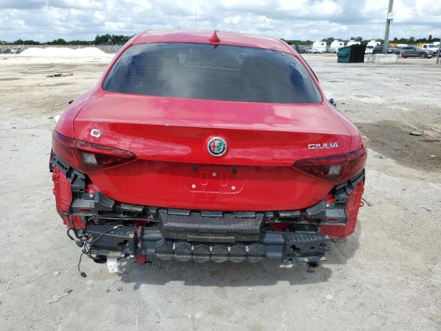 ZARFAEDN7J7589282 - 2018 ALFA ROMEO GIULIA Q4 წითელი ფოტო 6