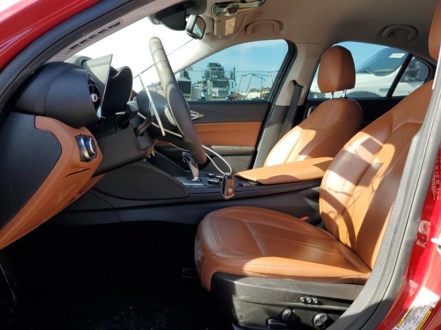 ZARFAEDN7J7589282 - 2018 ALFA ROMEO GIULIA Q4 წითელი ფოტო 7