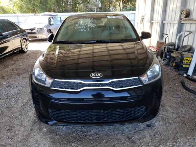 3KPA24AB4KE242578 - 2019 KIA RIO S BLACK photo 5