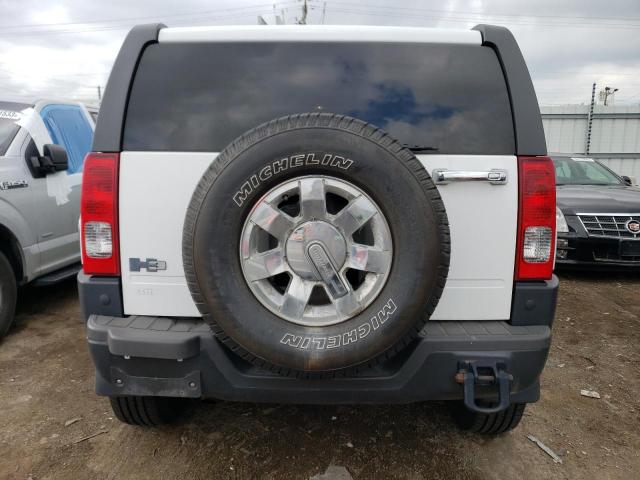 5GTEN43E988202833 - 2008 HUMMER H3 LUXURY WHITE photo 6