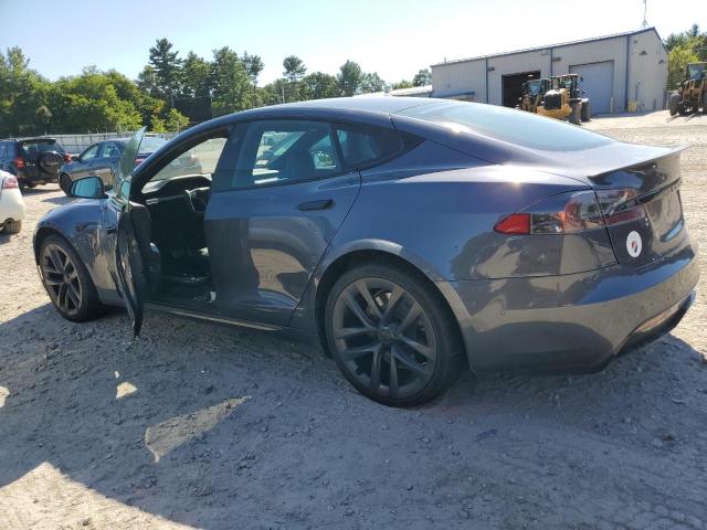 5YJSA1E61MF440325 - 2021 TESLA MODEL S 灰色 照片 2