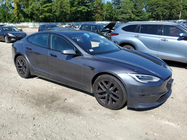 5YJSA1E61MF440325 - 2021 TESLA MODEL S 灰色 照片 4
