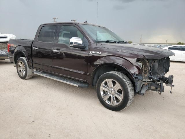 1FTEW1E53JKE65697 - 2018 FORD F150 SUPERCREW BURGUNDY photo 4