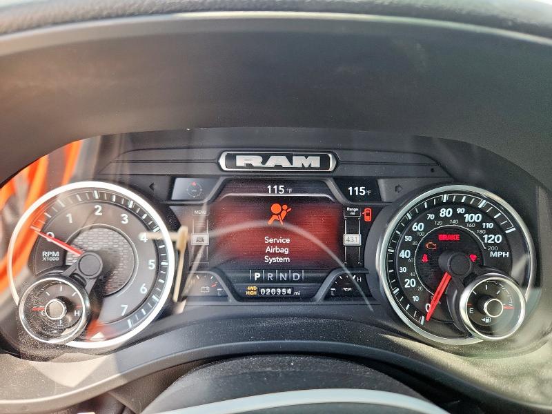 1C6SRFFT4RN106901 - 2024 RAM 1500 BIG HORN/LONE STAR WHITE photo 9