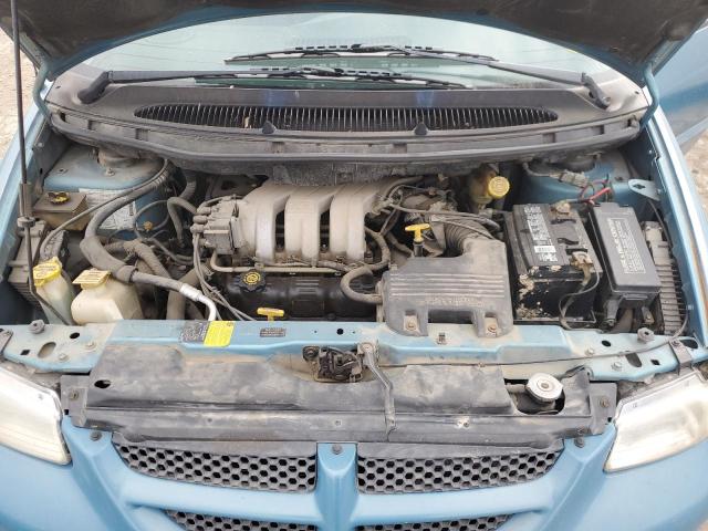 1B4GP44G8XB809122 - 1999 DODGE CARAVAN LE SE BLUE photo 12