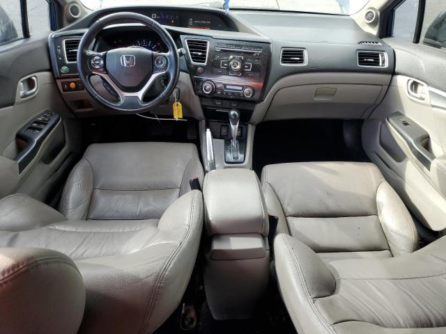 19XFB2F97DE256655 - 2013 HONDA CIVIC EXL BLUE photo 8