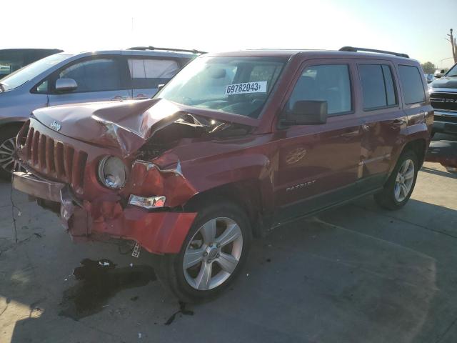 1C4NJRFB4ED852271 - 2014 JEEP PATRIOT LATITUDE MAROON photo 1