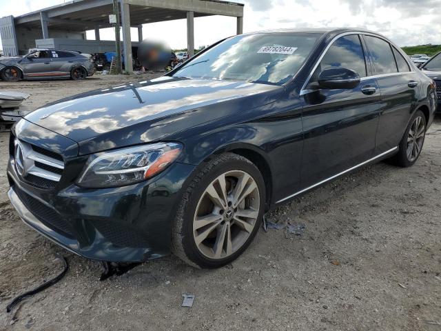 55SWF8DB7KU315982 - 2019 MERCEDES-BENZ C 300 GREEN photo 1