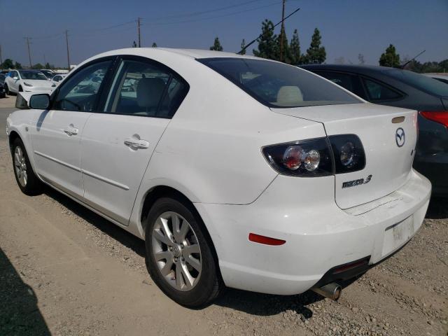 JM1BK32G871773933 - 2007 MAZDA 3 I WHITE photo 2