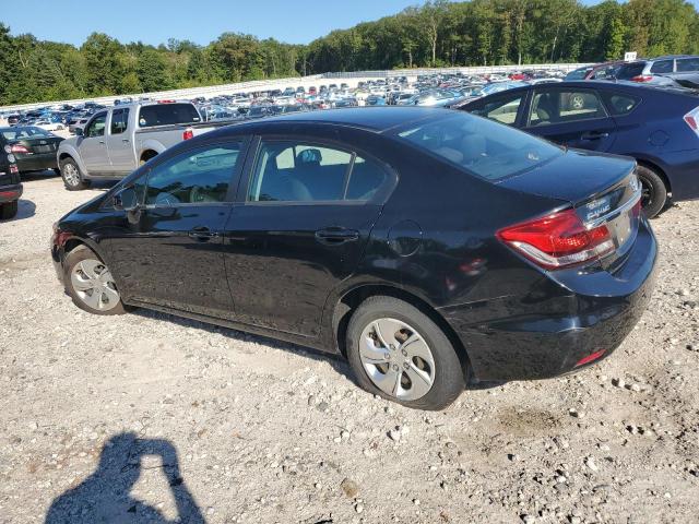 2HGFB2F57DH549751 - 2013 HONDA CIVIC LX BLACK photo 2