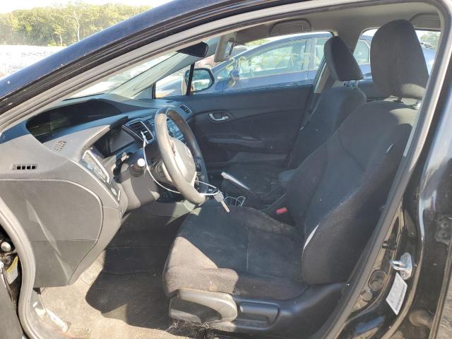 2HGFB2F57DH549751 - 2013 HONDA CIVIC LX BLACK photo 7