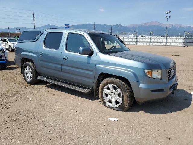 2HJYK16597H530166 - 2007 HONDA RIDGELINE RTL ლურჯი ფოტო 4