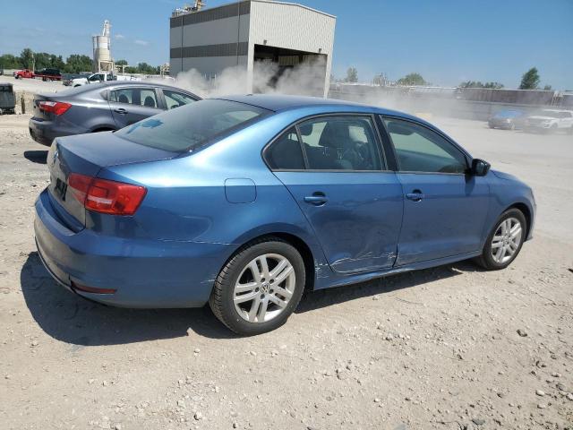 3VW2K7AJ8FM251158 - 2015 VOLKSWAGEN JETTA BASE 蓝色 照片 3