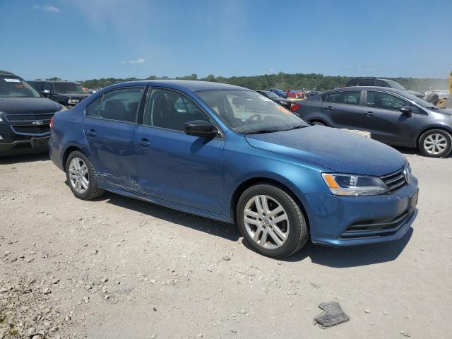 3VW2K7AJ8FM251158 - 2015 VOLKSWAGEN JETTA BASE 蓝色 照片 4