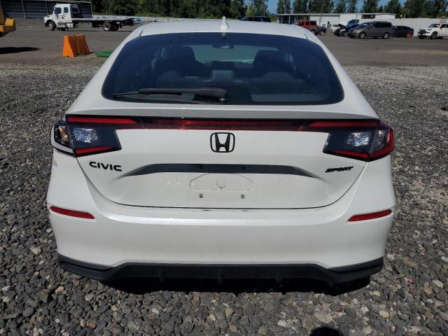 19XFL2H85PE009396 - 2023 HONDA CIVIC SPORT WHITE photo 6