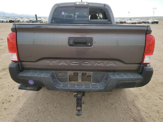 5TFAX5GN8GX062987 - 2016 TOYOTA TACOMA DOUBLE CAB CHARCOAL photo 6